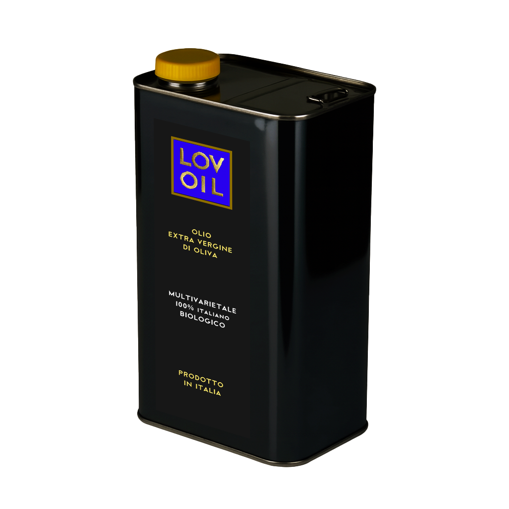 Lattina 5 litri Olio Extra Vergine di Oliva Multivarietale Biologico