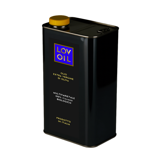 Lattina 5 litri Olio Extra Vergine di Oliva Multivarietale Biologico